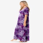 V-Neck Short Sleeve Maxi T-Shirt Lounger image number null