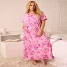 V-NECK SHORT SLEEVE MAXI LOUNGER image number null