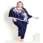 Audrey Overlay Print Top image number null