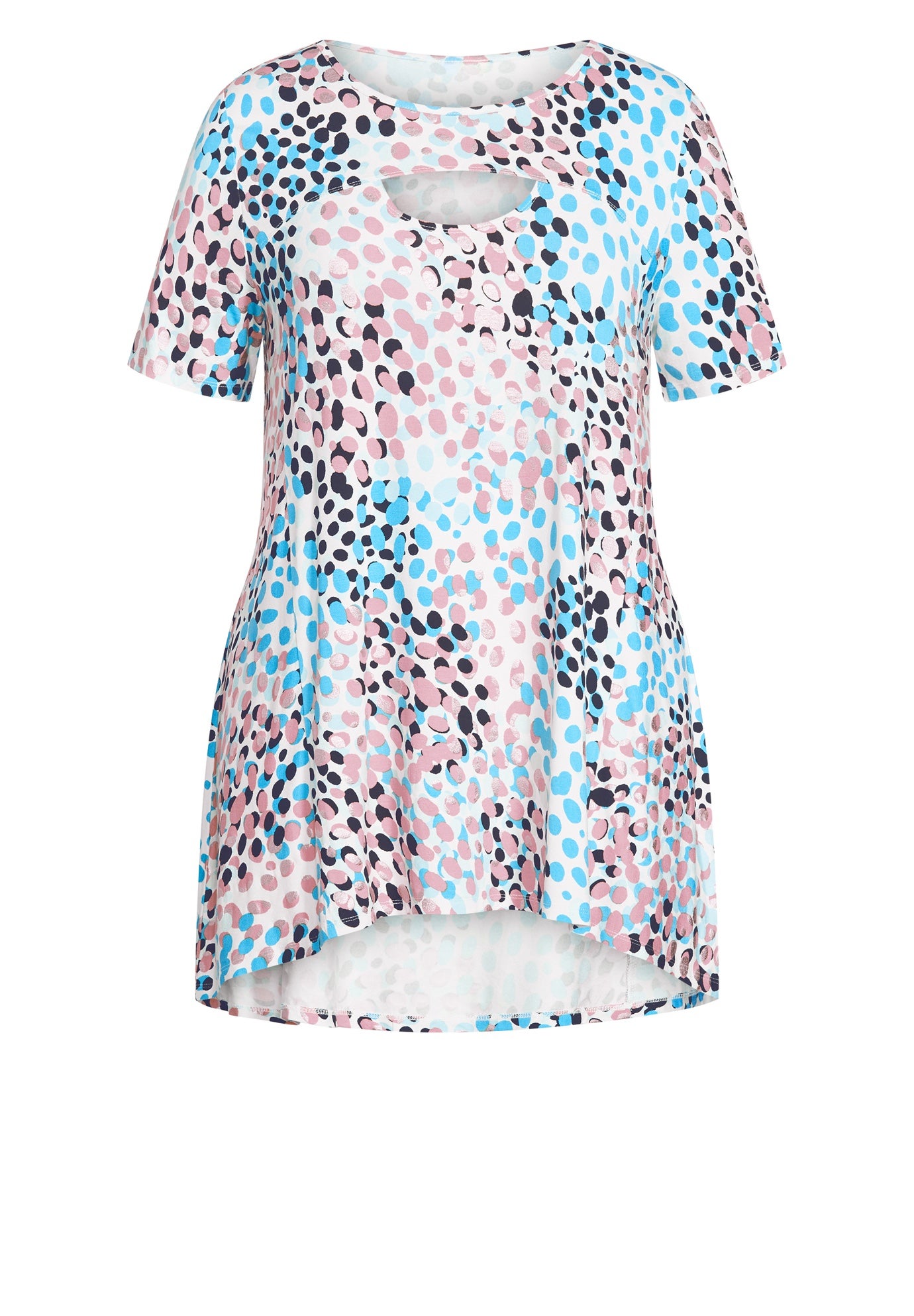 Keyla Foil Top image number 4