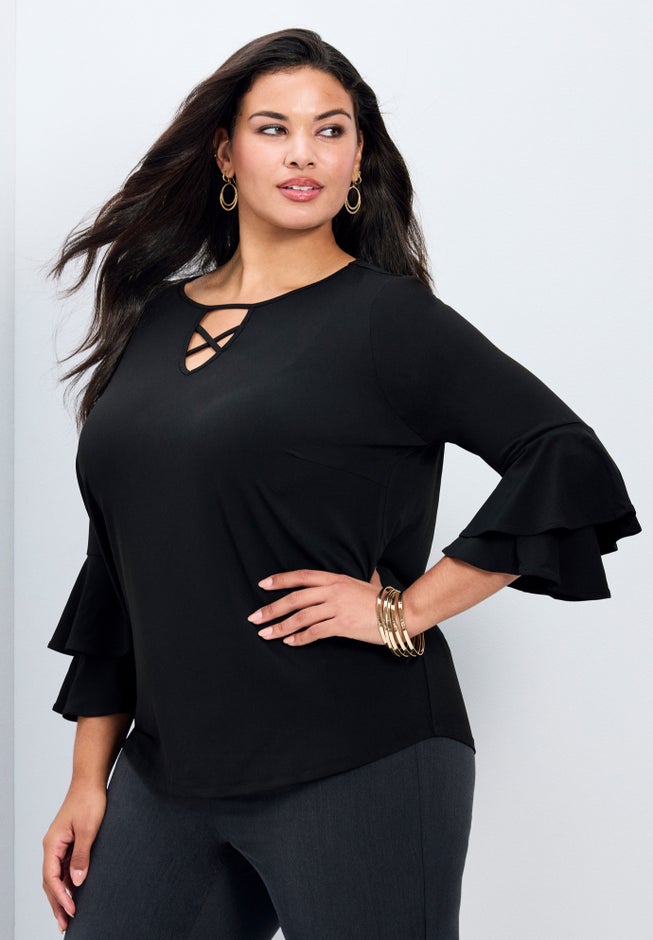 Vienna Bell Sleeve Top image number 1