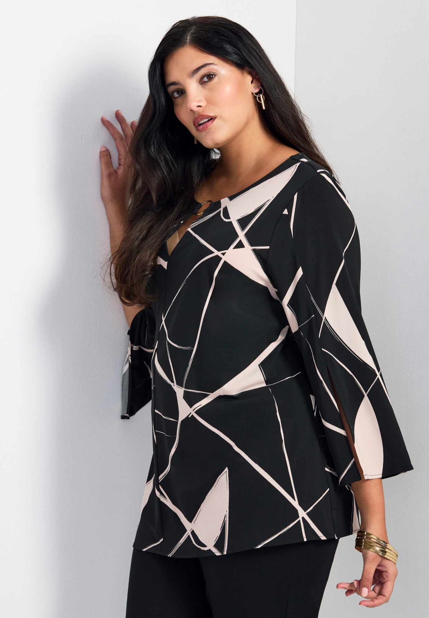 Audrey Ring Detail Top image number 1