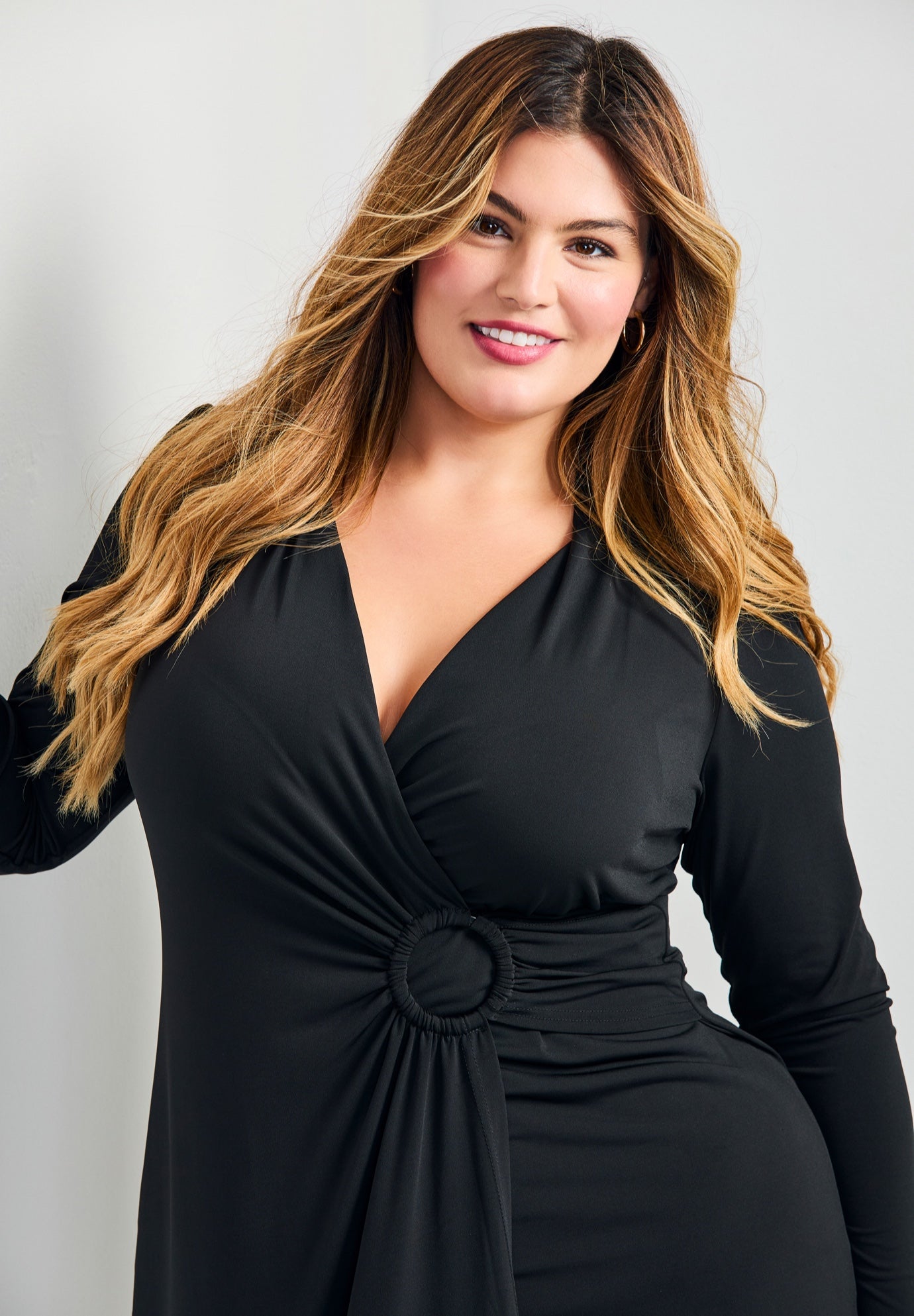 Darlene Jersey Wrap Dress image number 1