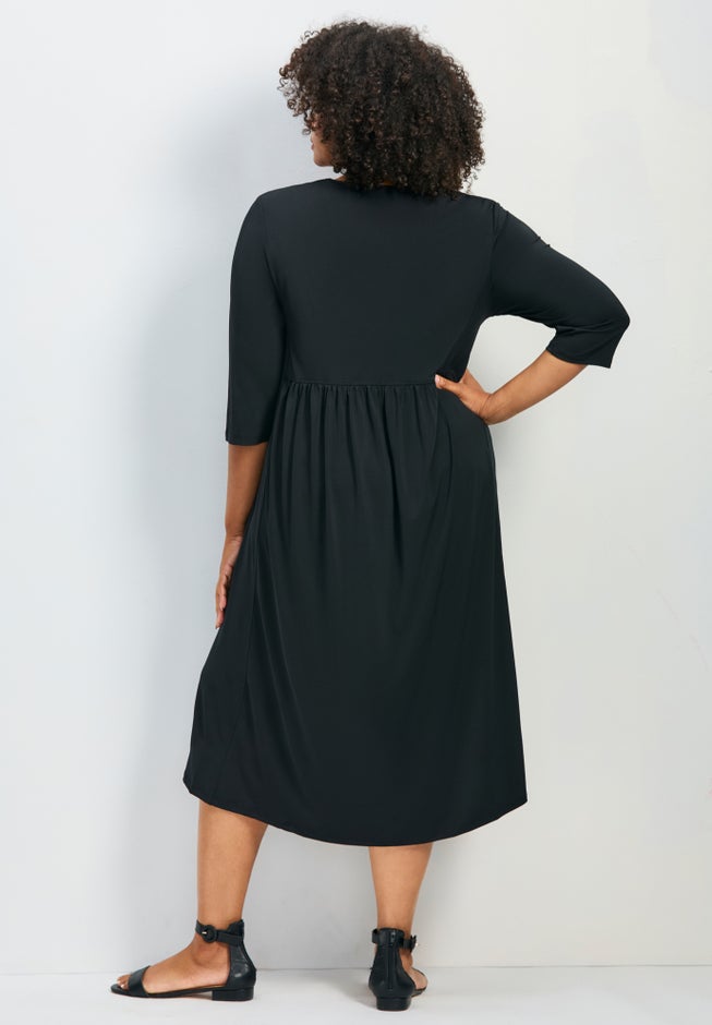 Valery V-Neckline Ity Jersey Dress image number 2