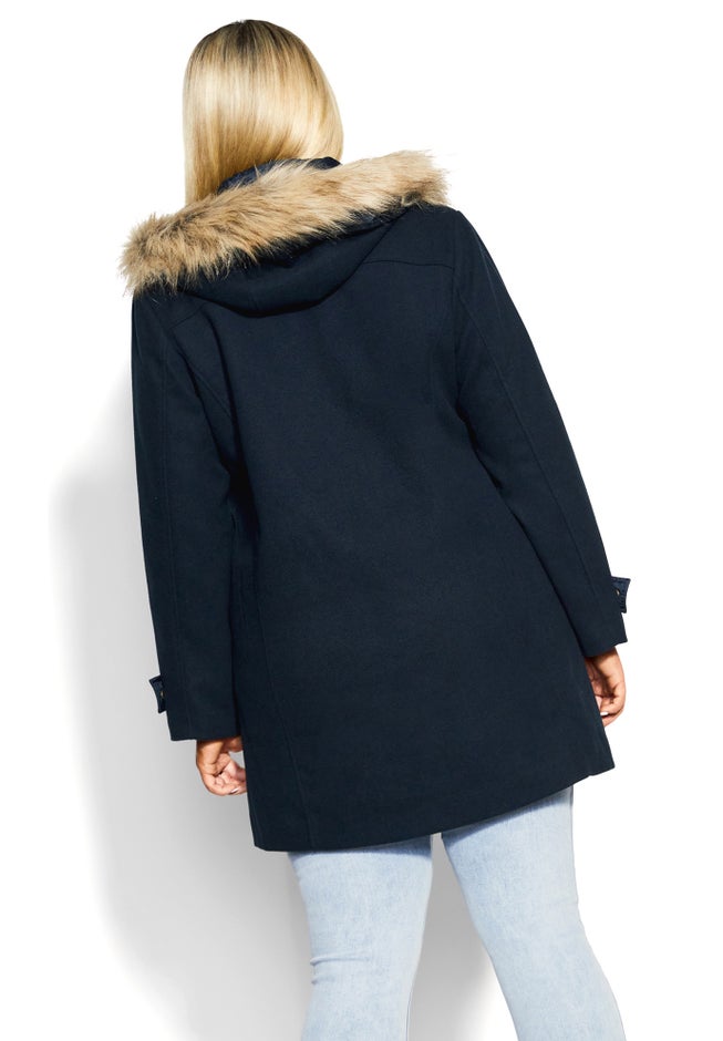 Voyager Faux Wool Coat image number null