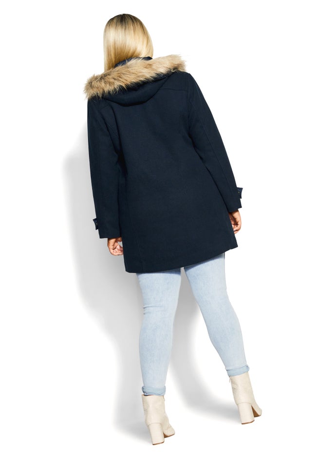 Voyager Faux Wool Coat image number null