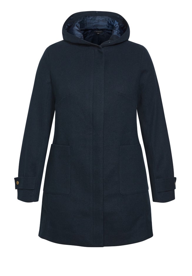 Voyager Faux Wool Coat image number null