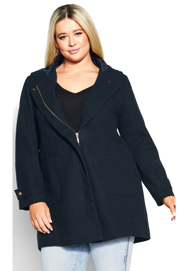 Voyager Faux Wool Coat image number null