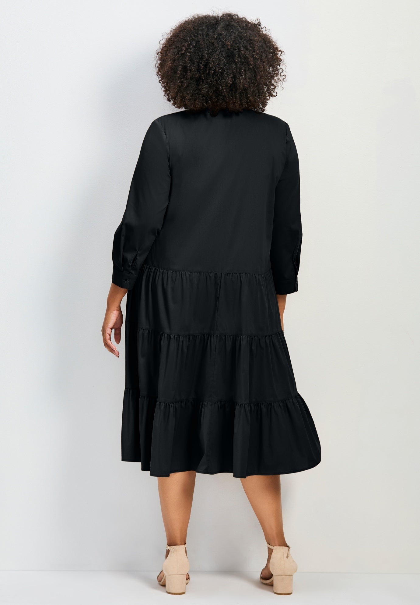 Avery Cotton Poplin Button Dress image number 2