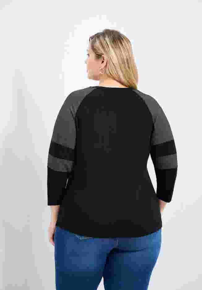 Splice Sleeve Color Top image number 1