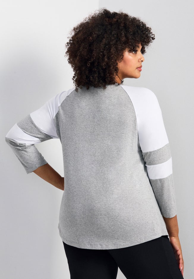 Splice Sleeve Color Top image number 2