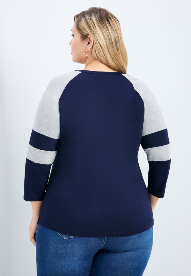 Splice Sleeve Color Top image number 2