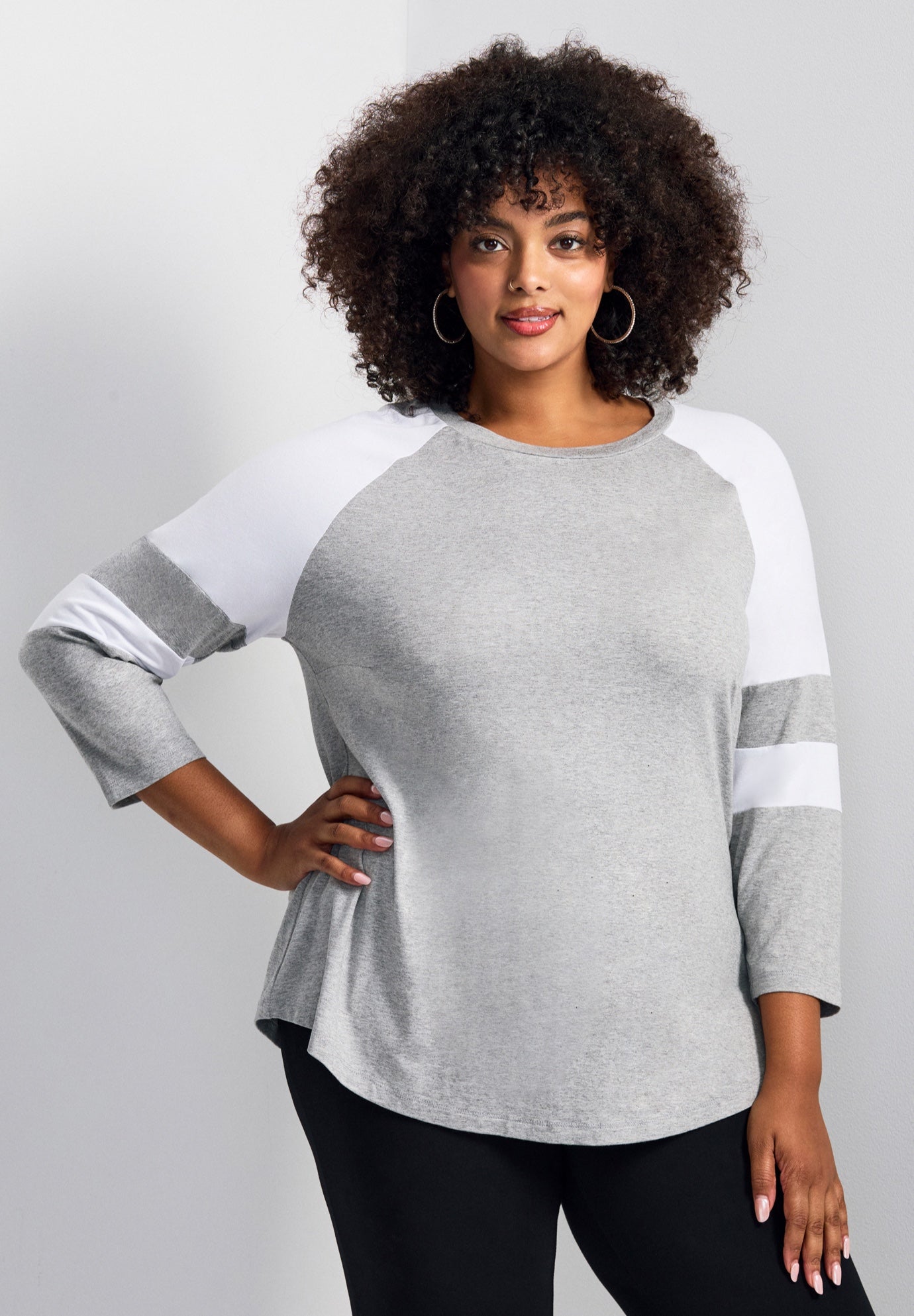 Splice Sleeve Color Top image number 0