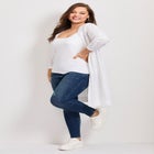 La Luna Zip Detail Skinny Jean image number null