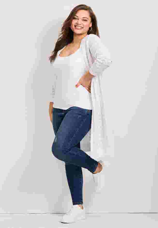 La Luna Zip Detail Skinny Jean image number 1
