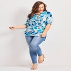 La Luna Zip Detail Skinny Jean image number null