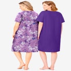2-Pack Short-Sleeve Sleepshirt image number null