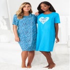 2-Pack Short-Sleeve Sleepshirt image number null