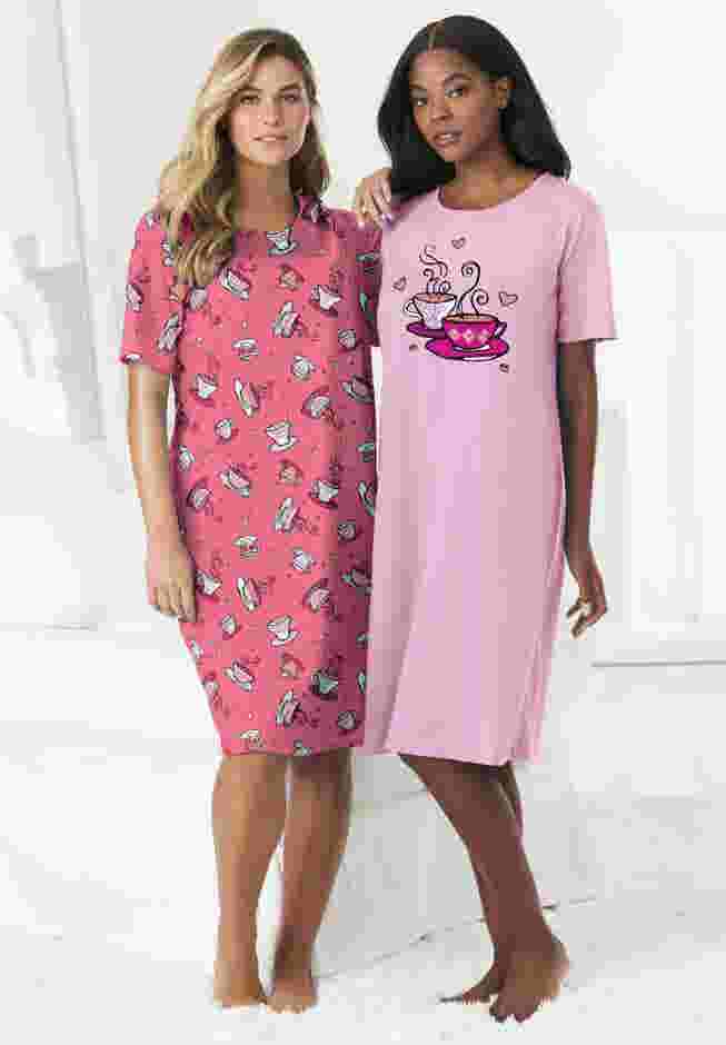 2-Pack Short-Sleeve Sleepshirt image number 0