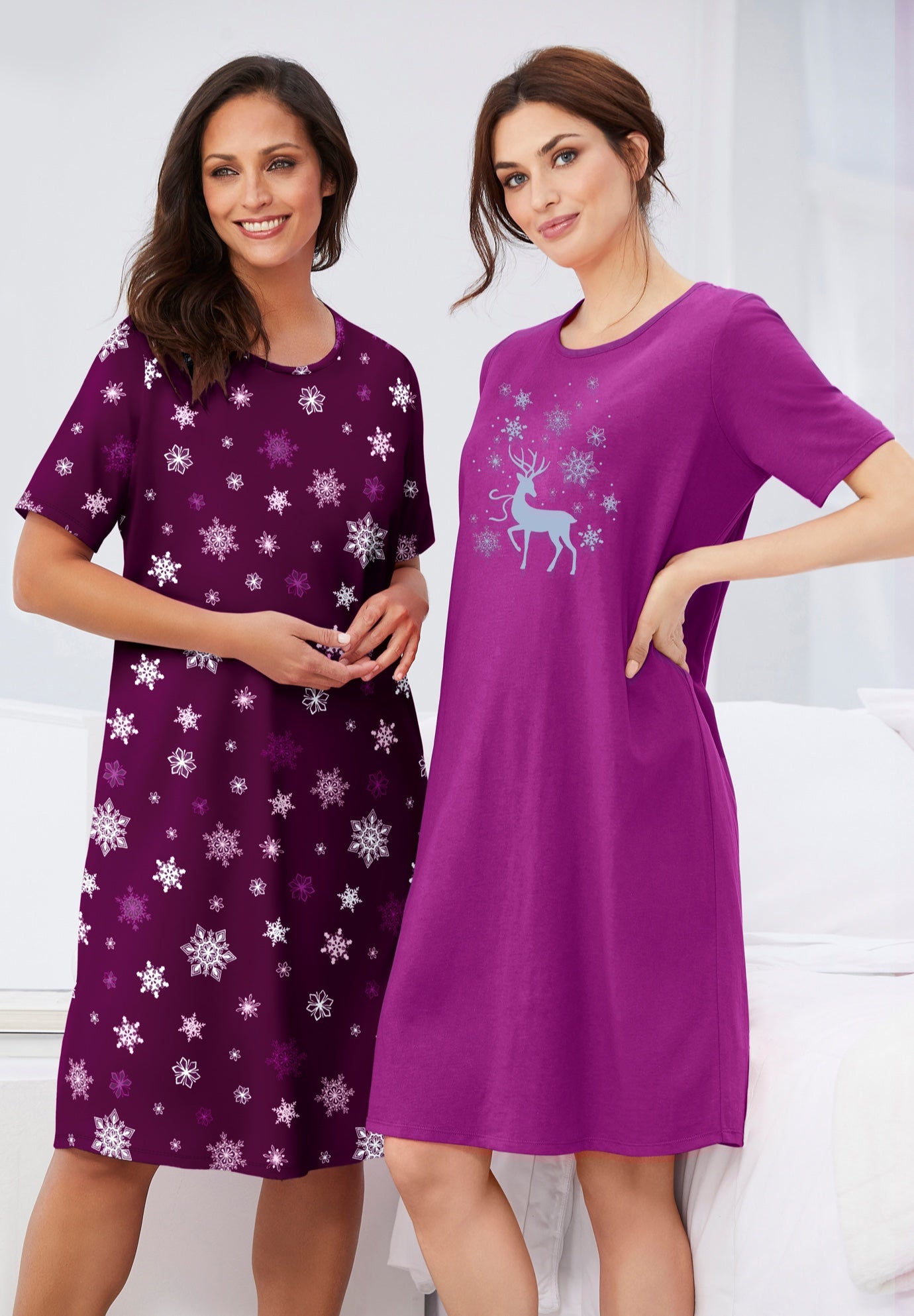 2-Pack Short-Sleeve Sleepshirt image number 6