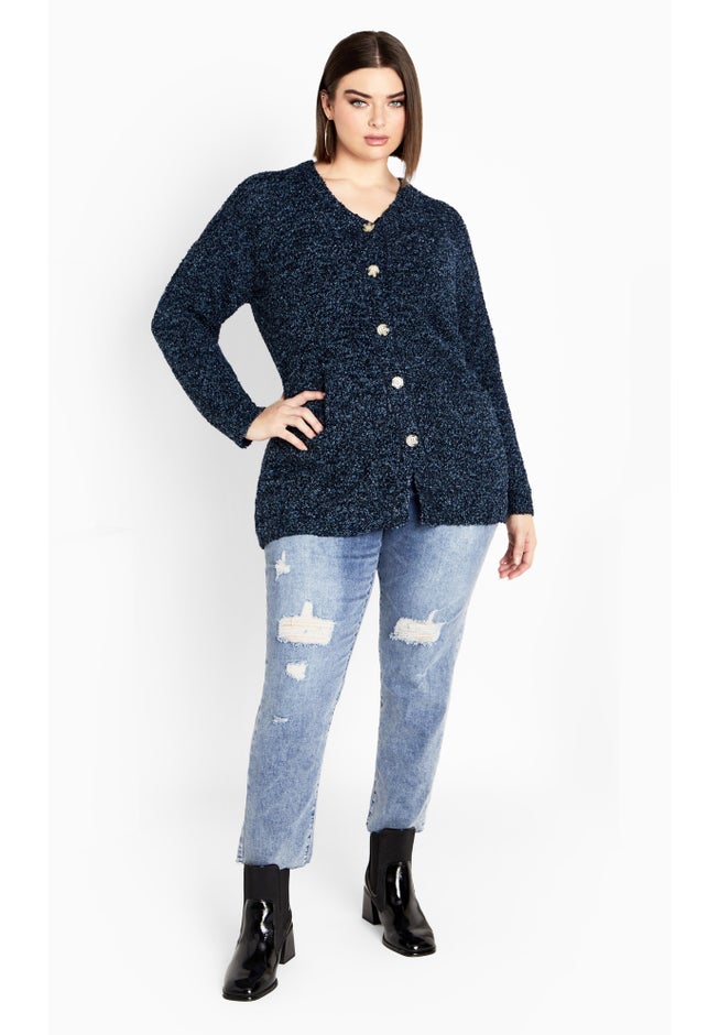 Amber Boucle Cardigan image number 3