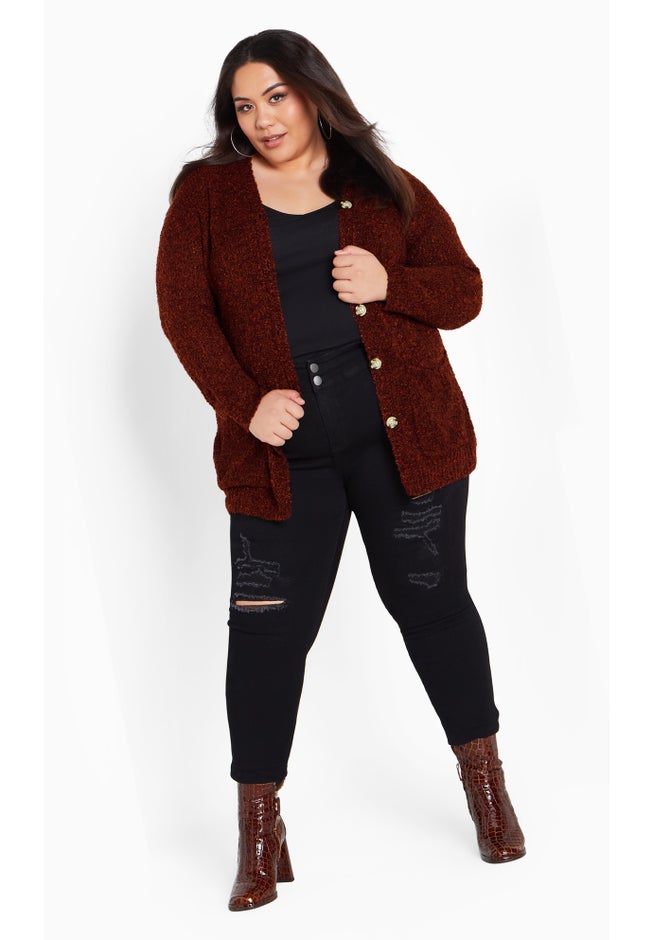 Amber Boucle Cardigan image number 1
