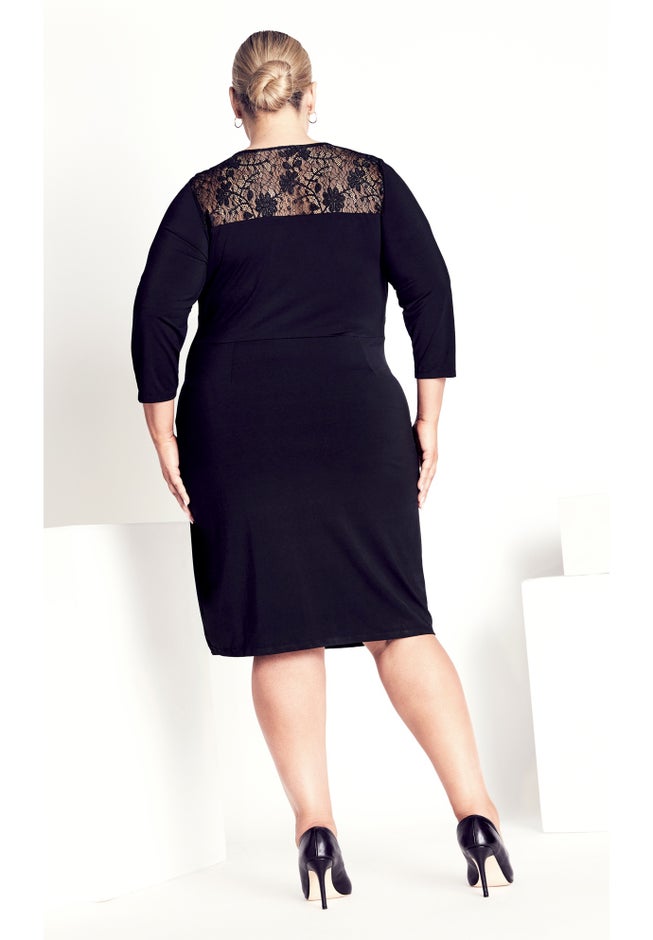 Deanna Wrap Lace Dress image number 1