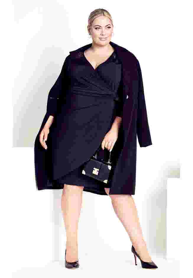 Deanna Wrap Lace Dress image number 3
