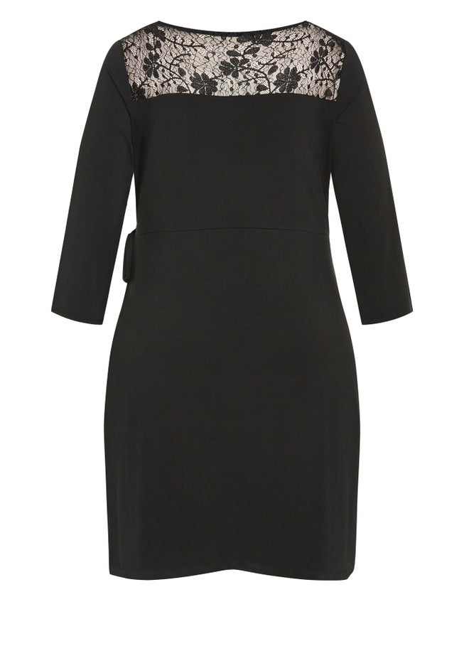 Deanna Wrap Lace Dress image number 4