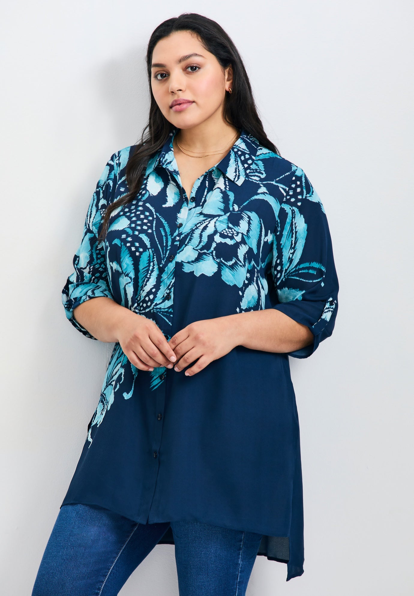 Rita Placement Print Blouse image number 2