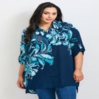 Rita Placement Print Blouse image number null