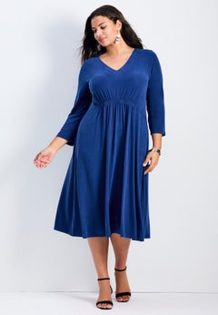 knee length dresses for ladies Women's Plus Size Tops | Eternity Maxi Dress