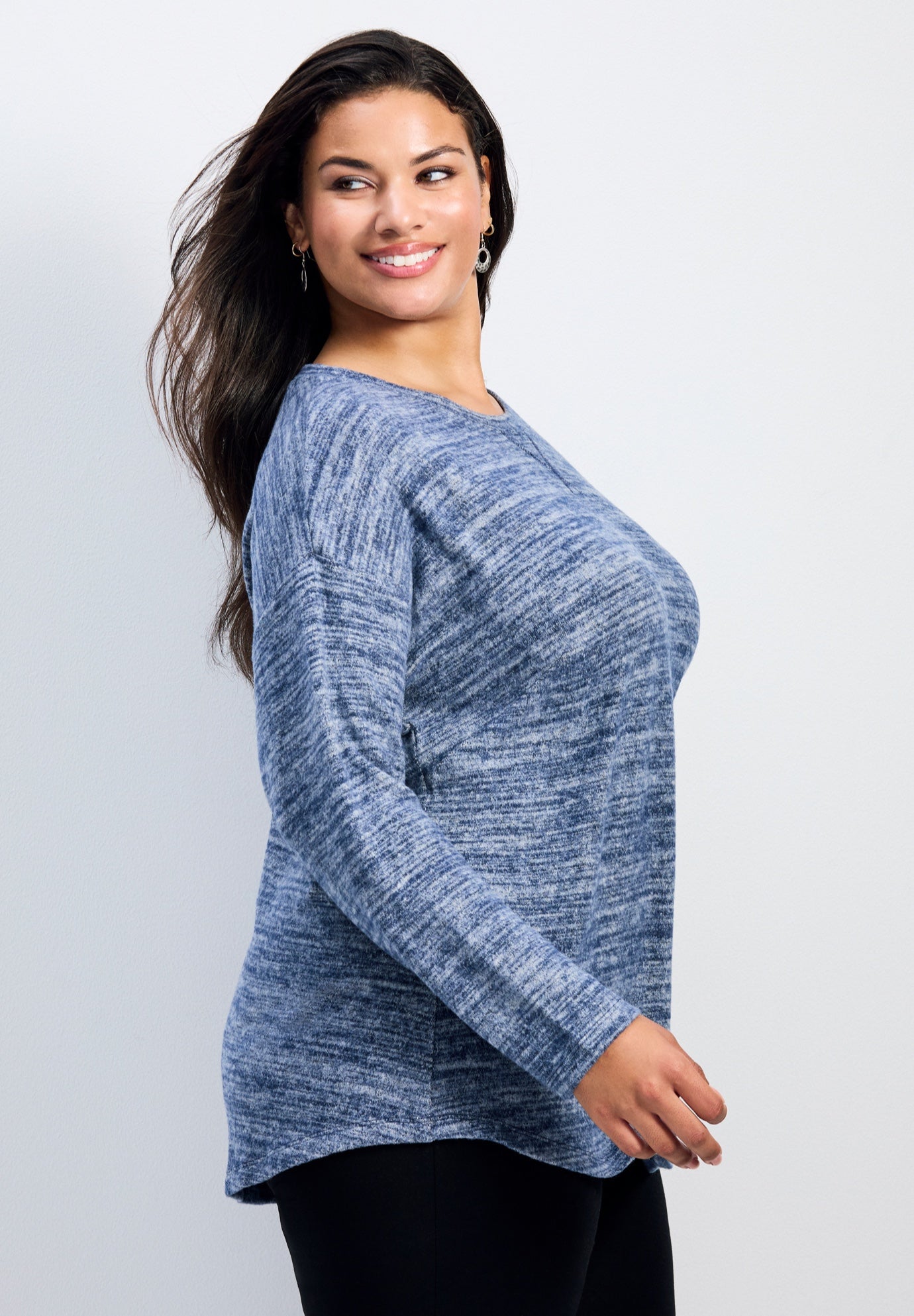 Rayna Hacci Drop Shoulder Top image number 2