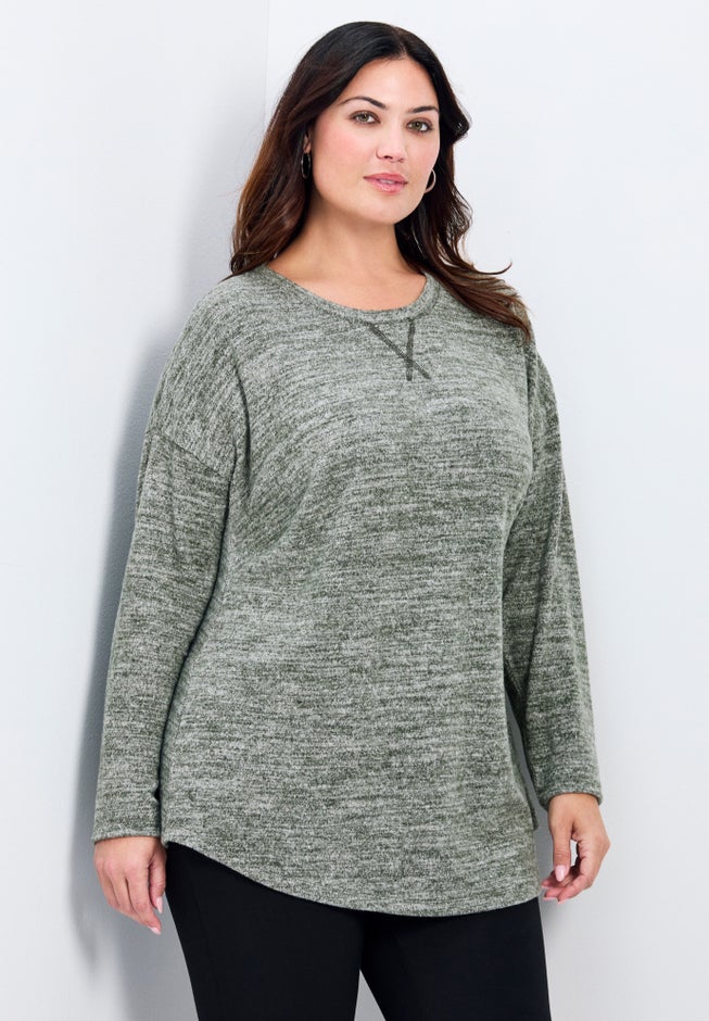 Rayna Hacci Drop Shoulder Top image number 2