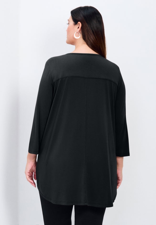 Sara Everyday Scoop Neck Tunic image number 2