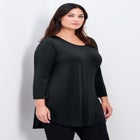 Sara Everyday Scoop Neck Tunic image number null