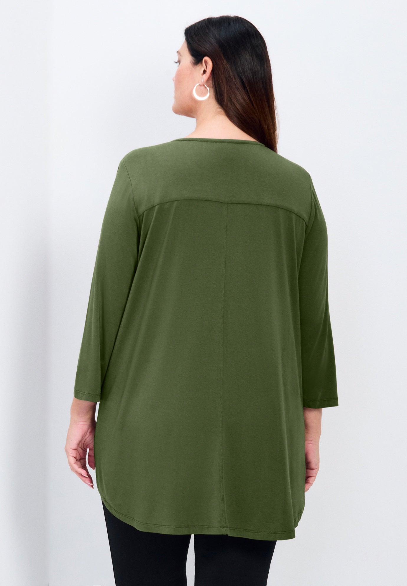 Sara Everyday Scoop Neck Tunic image number 2