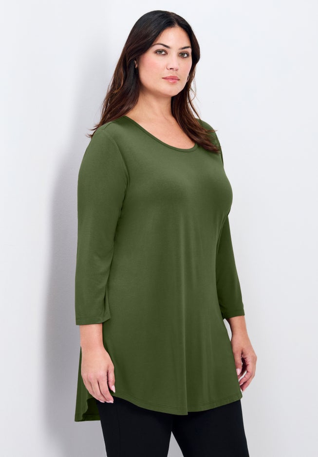 Sara Everyday Scoop Neck Tunic image number 1