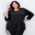 Sara Everyday Scoop Neck Tunic image number null