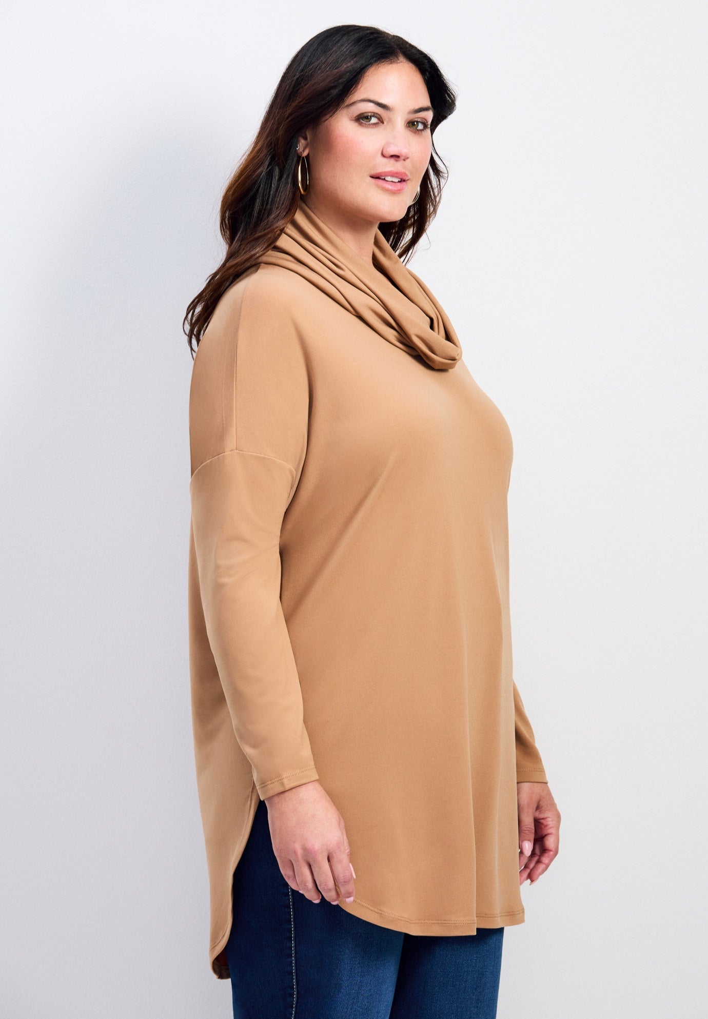 Faye Removeable Scarf Tunic image number 3