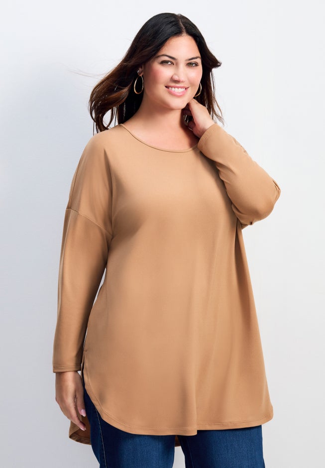 Faye Removeable Scarf Tunic image number 1
