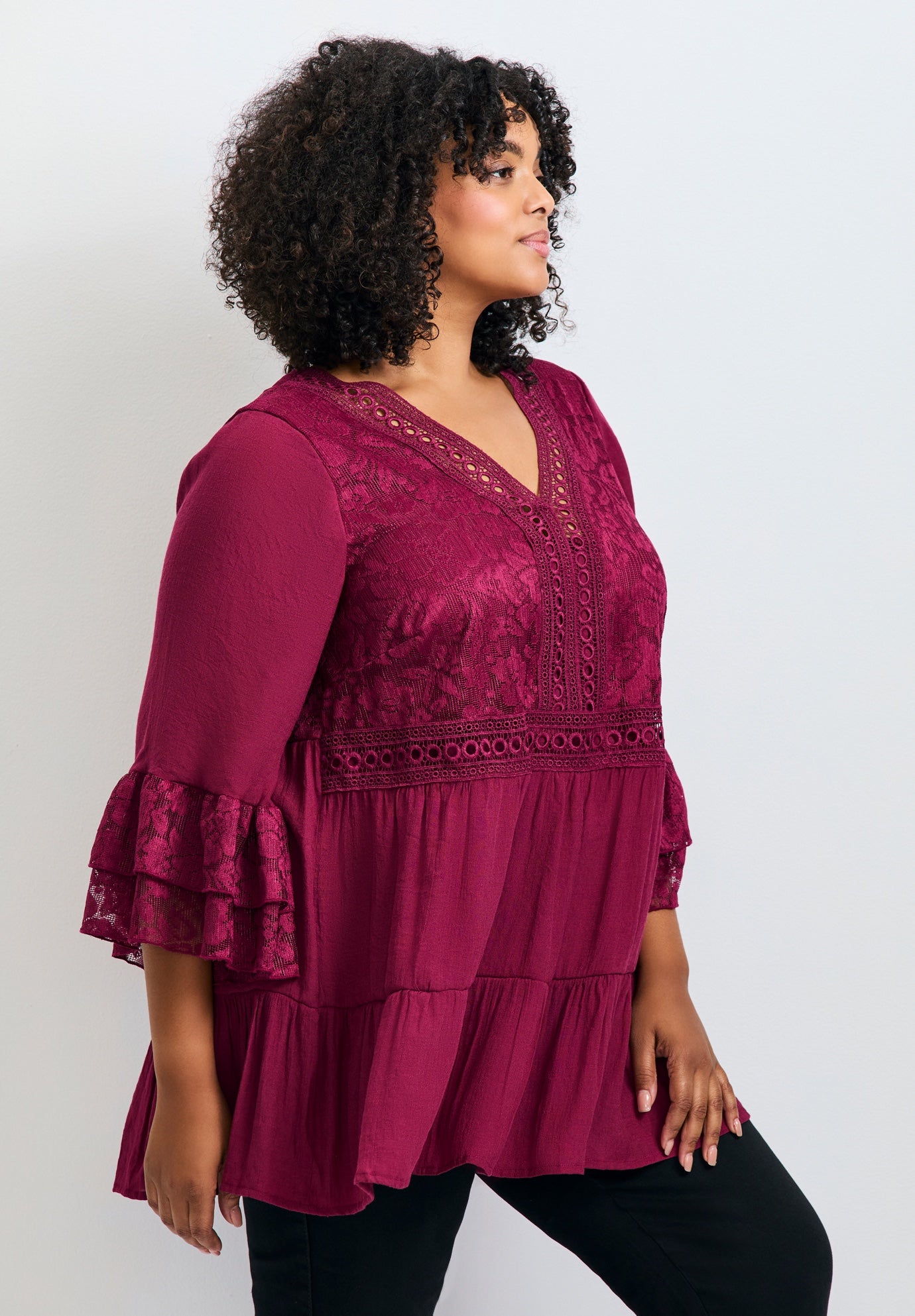 Wallflower Lace Detail Tunic image number 3