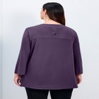 Breanna Eyelet Detail Hacci Top image number null