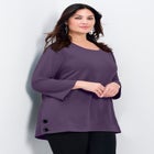 Breanna Eyelet Detail Hacci Top image number null