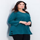 Breanna Eyelet Detail Hacci Top image number null