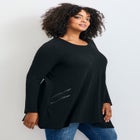 Alina Hacci Zip Detail Tunic image number null