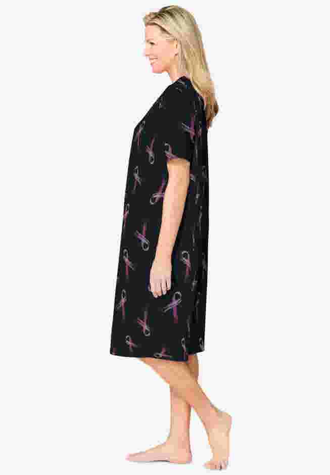 Catherines® Breast Cancer Short Sleepshirt image number 2