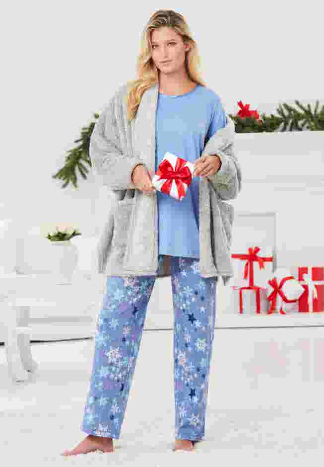 Dreams & Co.® Fluffy Bed Jacket. image number 3