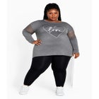 Mesh Sleeve Top image number null