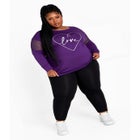 Mesh Sleeve Top image number null